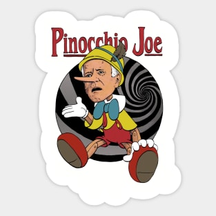 Pinocchio Joe Sticker